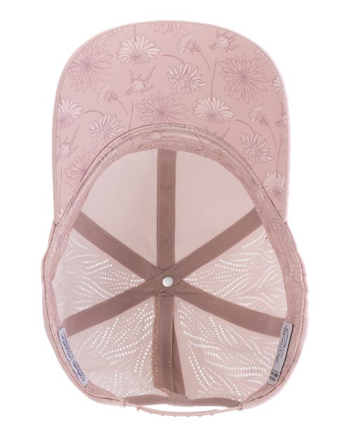 Infinity Her GABY Women's Perforated Performance Cap #color_Dusty Pink/ Floral