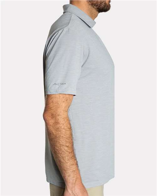 ANETIK MPLPRS0 Low Pro Tech Polo #color_Alloy Heathered