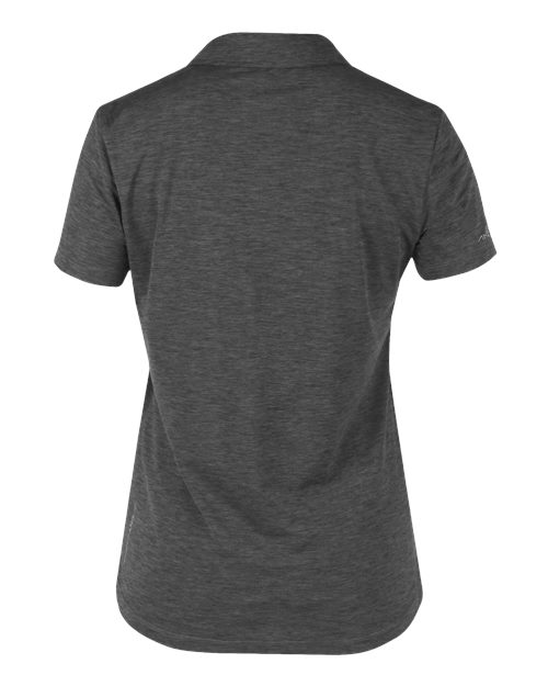 ANETIK WPBRZS1 Women's Breeze Tech Polo #color_Charcoal Heathered
