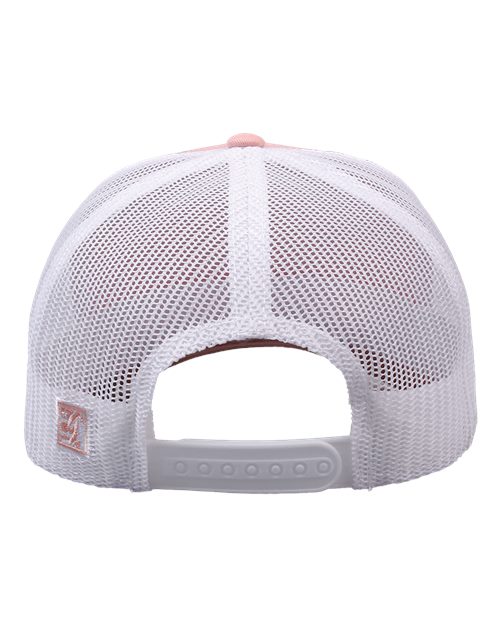 The Game GB452E Everyday Trucker Cap #color_Creamsicle Pink/ White