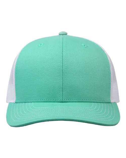 The Game GB452E Everyday Trucker Cap #color_Oasis Green/ White