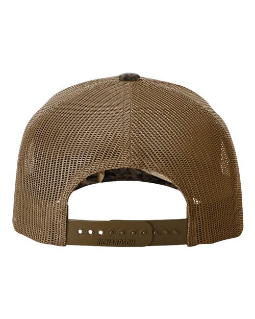 Richardson 112PFP Five-Panel Printed Trucker Cap #color_Realtree Max-7/ Buck