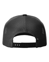 Richardson 112FPR Five-Panel Trucker with Rope Cap #color_Black/ White