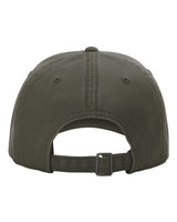 Richardson 326 Peach Twill Dad Hat #color_Army Green
