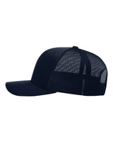 Richardson 112PL 112+ R-Flex Adjustable Trucker Cap #color_Navy