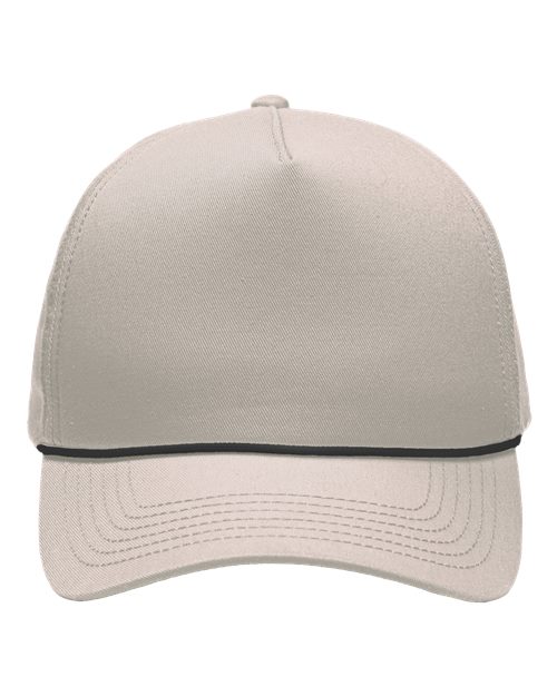 Sportsman SP1300 Five-Panel Rope Heritage Fit Cap #color_Khaki
