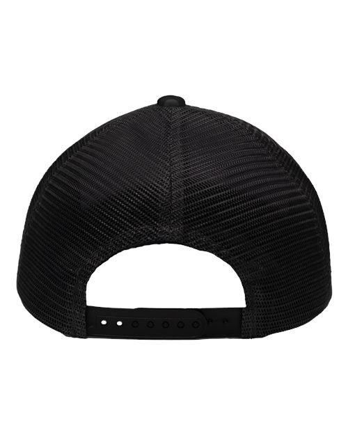 Sportsman SP1450 Traditional Lo-Pro Mesh Back Trucker Fit Cap #color_Black Camo/ Black