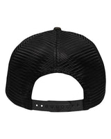Sportsman SP1450 Traditional Lo-Pro Mesh Back Trucker Fit Cap #color_Chino Black Duck Camo/ Black