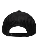 Sportsman SP1450 Traditional Lo-Pro Mesh Back Trucker Fit Cap #color_Chino Charcoal/ Black