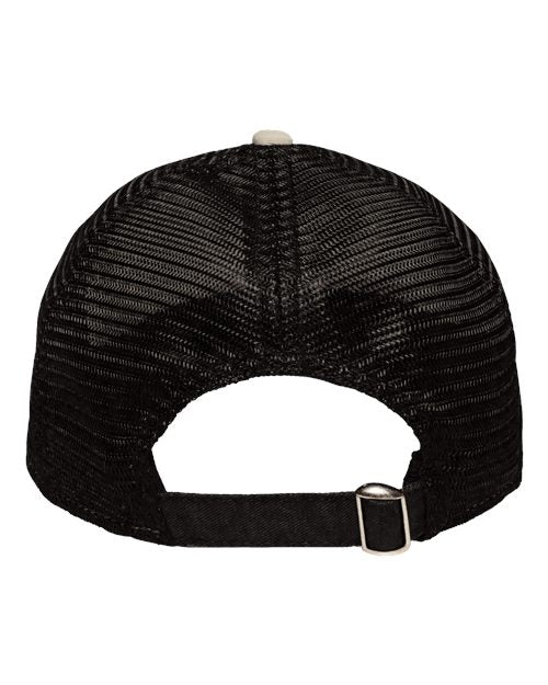 Sportsman SP1750 Mesh Dad Hat Fit #color_Khaki/ Black