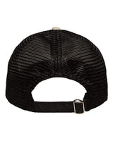 Sportsman SP1750 Mesh Dad Hat Fit #color_Khaki/ Black