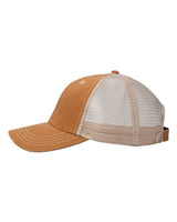 Valucap VC990 Contrast Stitch Cap #color_Olive Green/ Navy