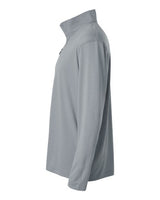 AllPro 41870 Pro-Lock Performance Quarter-Zip Pullover #color_Heather Steel