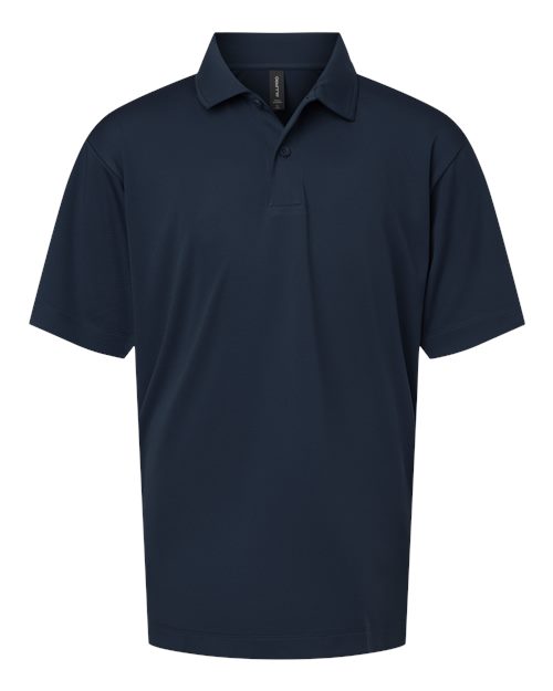 AllPro 41800Y Pro-Lock Youth Performance Polo #color_Navy