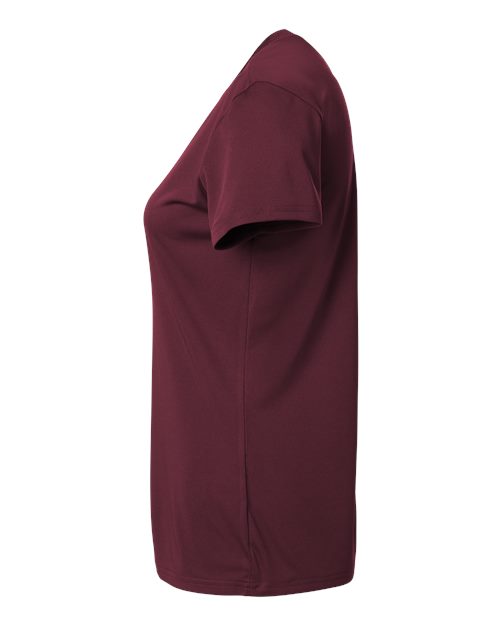 AllPro 48000L Pro-Lock Women's Performance T-Shirt #color_Maroon
