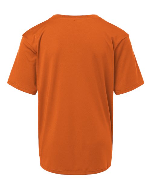 AllPro 48000Y Pro-Lock Youth Performance T-Shirt #color_Rust