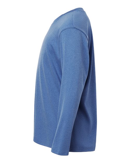 AllPro 48400Y Pro-Lock Youth Performance Long Sleeve T-Shirt #color_Heather Royal