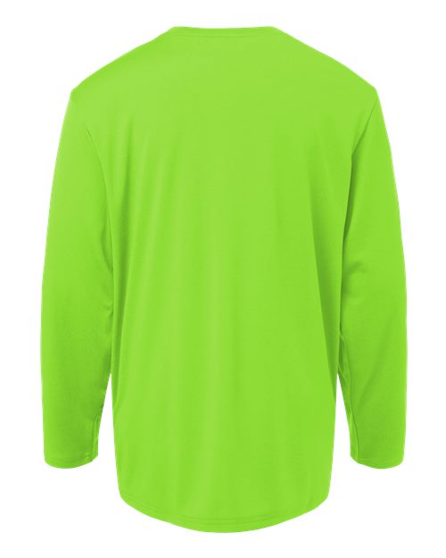 AllPro 48400Y Pro-Lock Youth Performance Long Sleeve T-Shirt #color_Lime