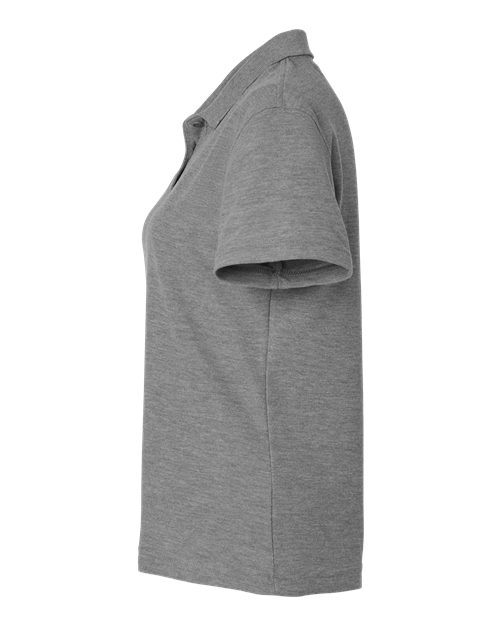 AllPro 62800L Women's Pique Polo #color_Heather Granite