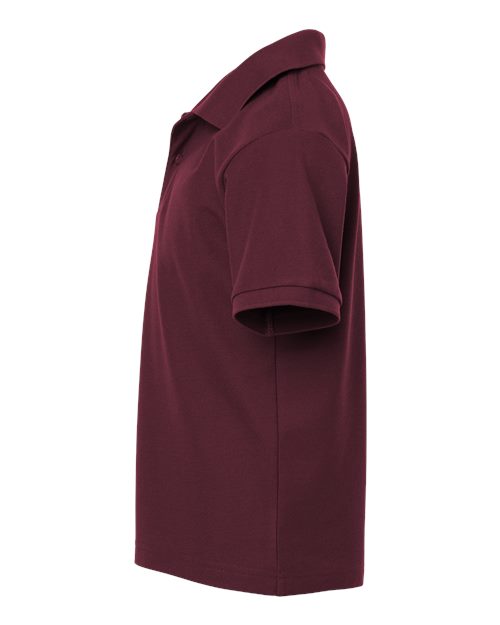 AllPro 62800Y Youth Pique Polo #color_Maroon