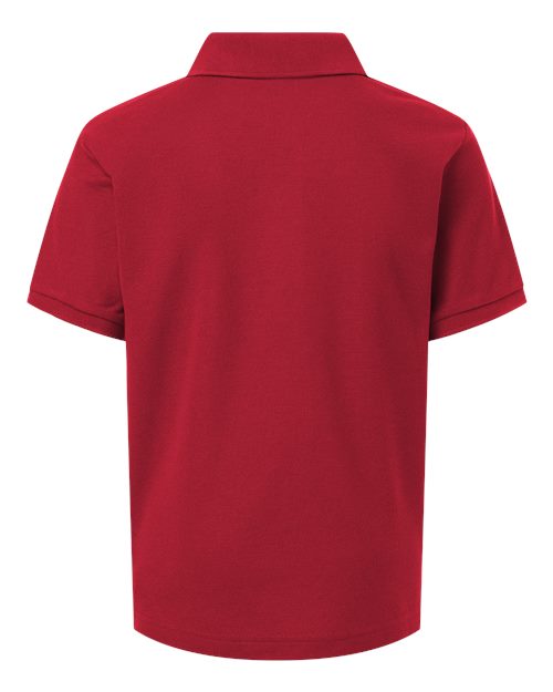 AllPro 62800Y Youth Pique Polo #color_Red