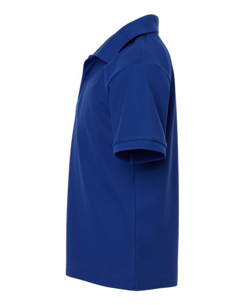 AllPro 62800Y Youth Pique Polo #color_Royal