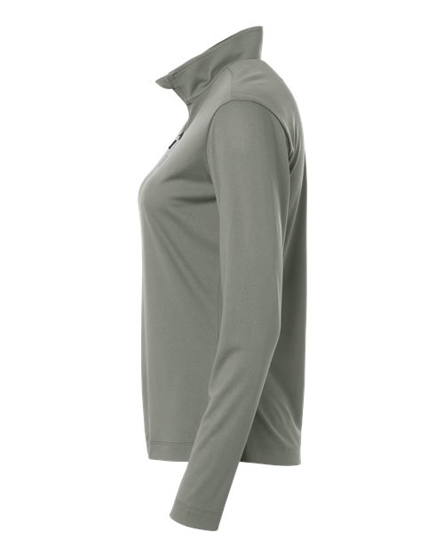 AllPro 41870L Pro-Lock Women's Performance Quarter-Zip Pullover #color_Greystone