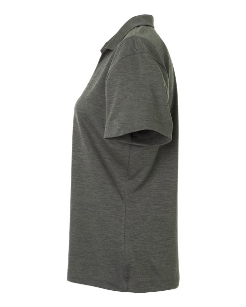 AllPro 4HM00L Women's Performance Mélange Polo #color_Charcoal Melange