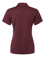 AllPro 4HM00L Women's Performance Mélange Polo #color_Maroon Melange