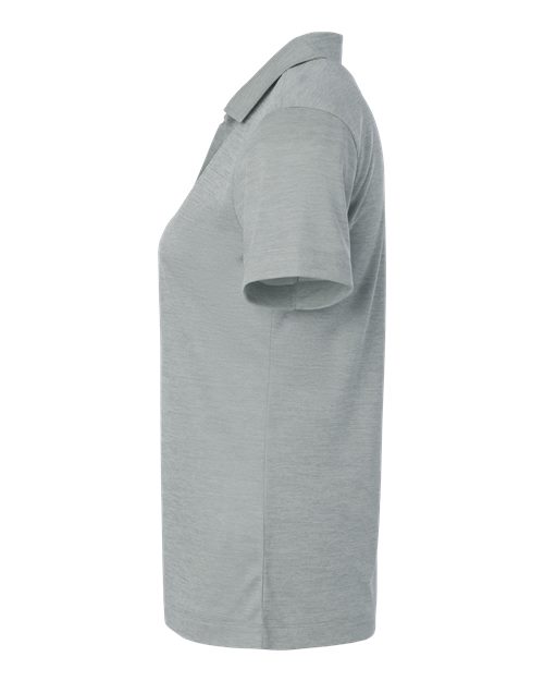 AllPro 4HM00L Women's Performance Mélange Polo #color_Silver Melange