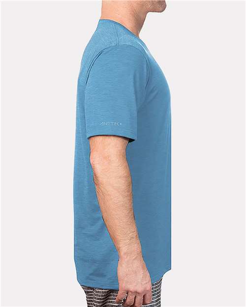 ANETIK MVLPRS8 Low Pro Tech T-Shirt #color_Bahama Heathered