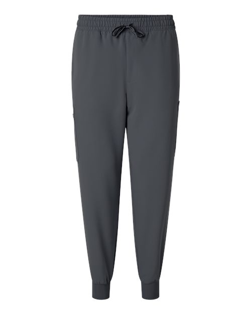 Jaanuu M20002 Osmo 8-Pocket Scrub Joggers #color_Carbon Grey