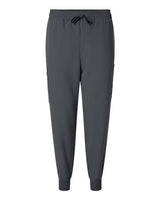 Jaanuu M20002 Osmo 8-Pocket Scrub Joggers #color_Carbon Grey