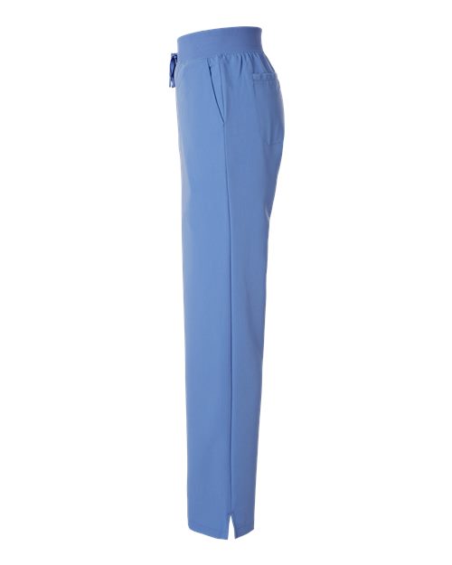 Jaanuu W20001 Women's Xenos Essential Knit-Waist Scrub Pants #color_Ceil Blue