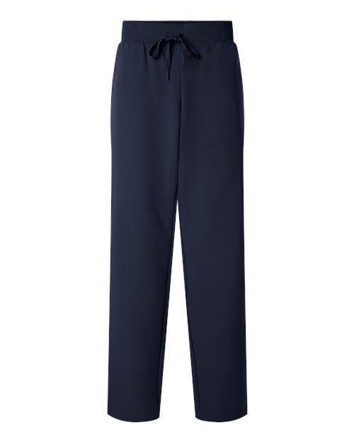 Jaanuu W20001P Women's Xenos Essential Knit-Waist Scrub Pants - Petite Sizes #color_Midnight Navy