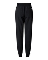 Jaanuu W20003P Women's Silex Knit-Waist Scrub Joggers - Petite Sizes #color_Black