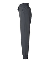 Jaanuu W20003P Women's Silex Knit-Waist Scrub Joggers - Petite Sizes #color_Carbon Grey