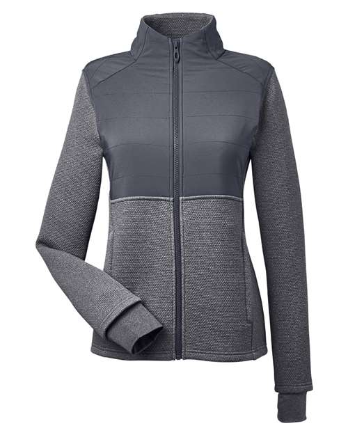 Spyder S17299 Ladies' Pursuit Jacket #color_BLACK HTHR/ POL