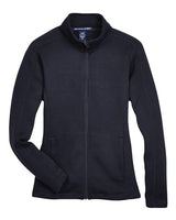 Devon & Jones DG793W Ladies' Bristol Full-Zip Sweater Fleece Jacket #color_BLACK