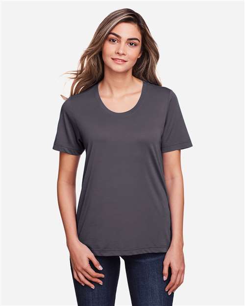 Core 365 CE111W Ladies' Fusion ChromaSoft Performance T-Shirt #color_CARBON