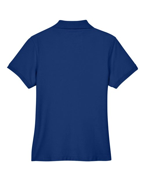 Devon & Jones D100W Ladies' Pima Piqu Y-Collar Polo #color_TRUE ROYAL