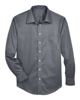 Devon & Jones DG530 Men's Crown WovenCollection Solid Stretch Twill #color_GRAPHITE