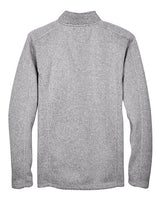 Devon & Jones DG793 Men's Bristol Full-Zip Sweater Fleece Jacket #color_GREY HEATHER
