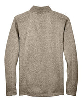 Devon & Jones DG793 Men's Bristol Full-Zip Sweater Fleece Jacket #color_KHAKI HEATHER