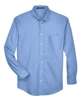 Devon & Jones D630 Men's Crown Woven Collection Solid Oxford #color_LIGHT BLUE