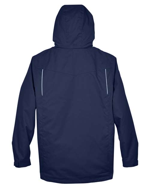 Core 365 88205T Men's Tall Region 3-in-1 Jacket with FleeceLiner #color_CLASSIC NAVY