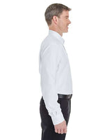 Devon & Jones DG532 Men's Crown Woven Collection RoyalDobby Shirt #color_WHITE
