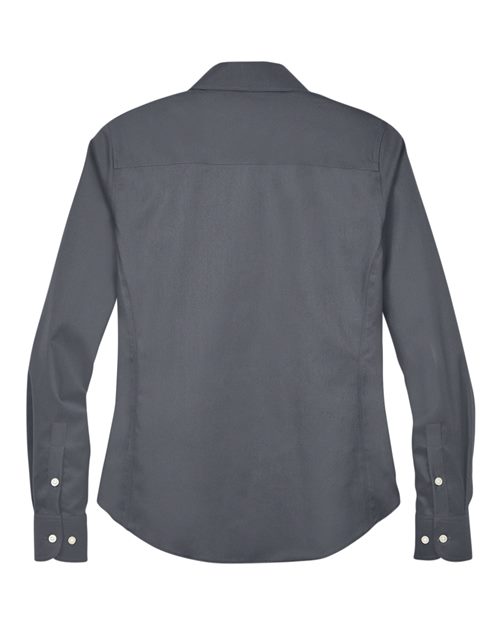 Devon & Jones DG530W Ladies' Crown Woven Collection Solid Stretch Twill #color_GRAPHITE