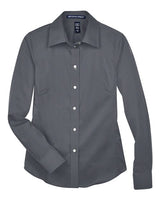 Devon & Jones DG530W Ladies' Crown Woven Collection Solid Stretch Twill #color_GRAPHITE