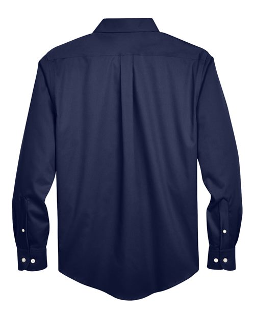 Devon & Jones DG530T Men's Tall Crown Woven Collection Solid Stretch Twill #color_NAVY